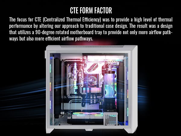 Thermaltake CTE C750 TG ARGB Snow Case